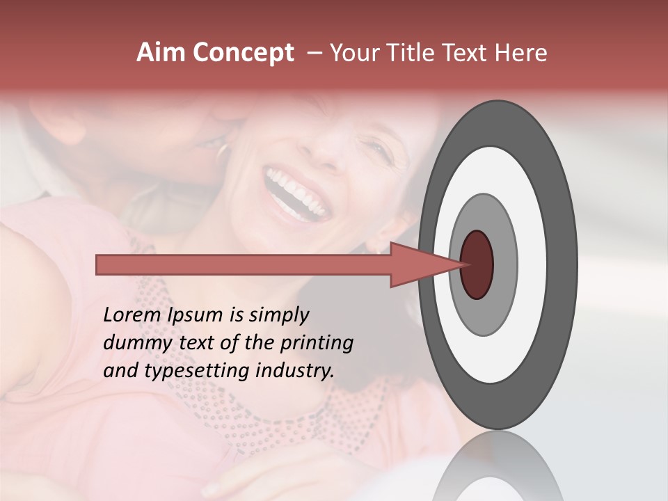 People Beautiful Bouquet PowerPoint Template