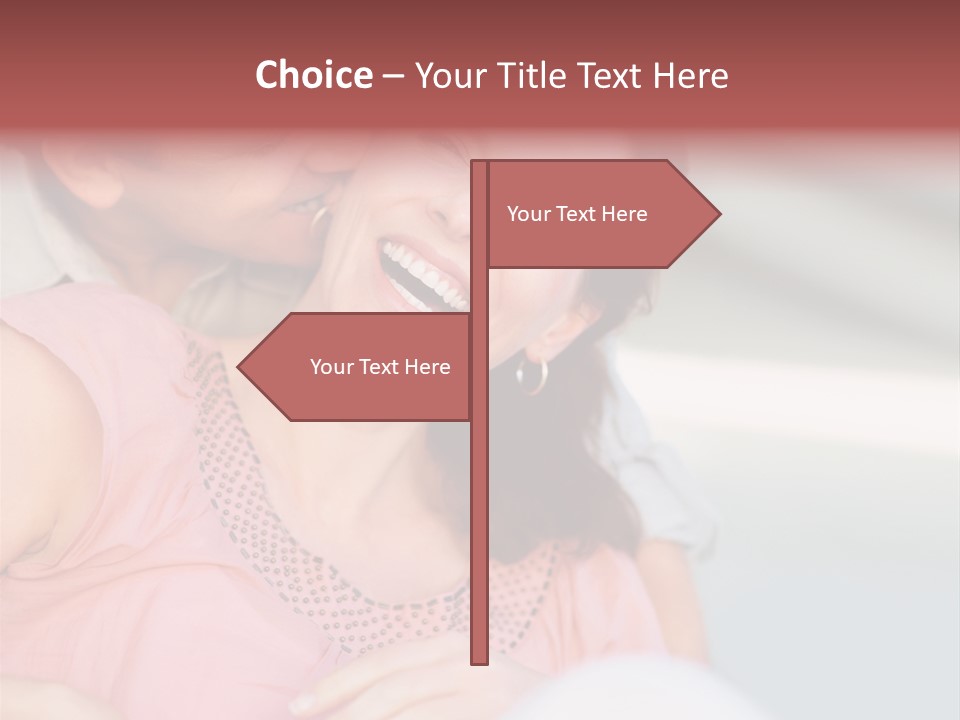 People Beautiful Bouquet PowerPoint Template