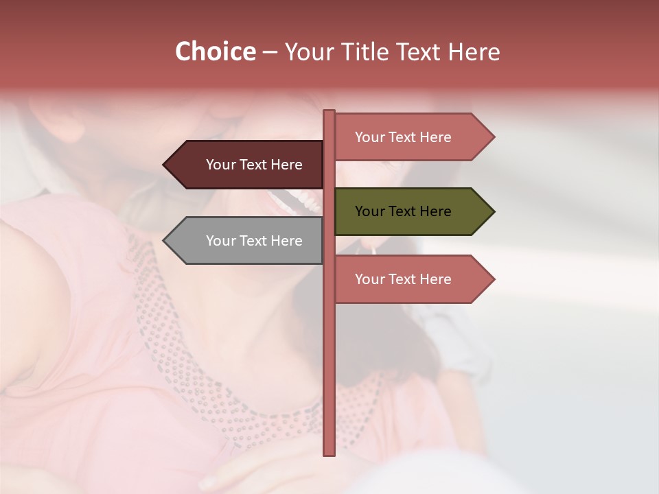 People Beautiful Bouquet PowerPoint Template