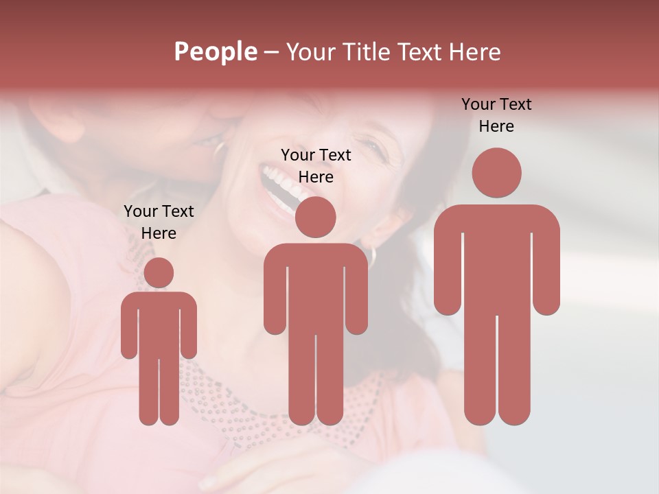 People Beautiful Bouquet PowerPoint Template