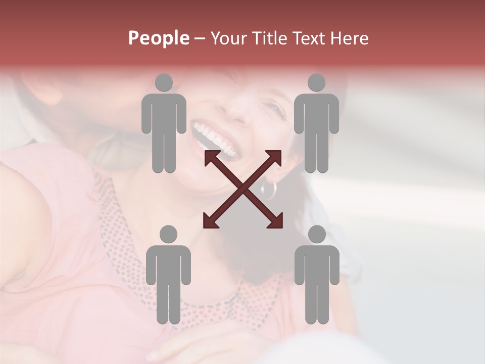 People Beautiful Bouquet PowerPoint Template