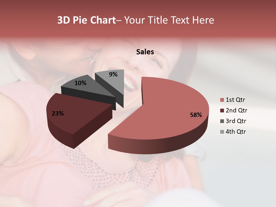 People Beautiful Bouquet PowerPoint Template