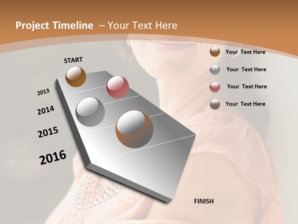 Sunny Sad Sea PowerPoint Template