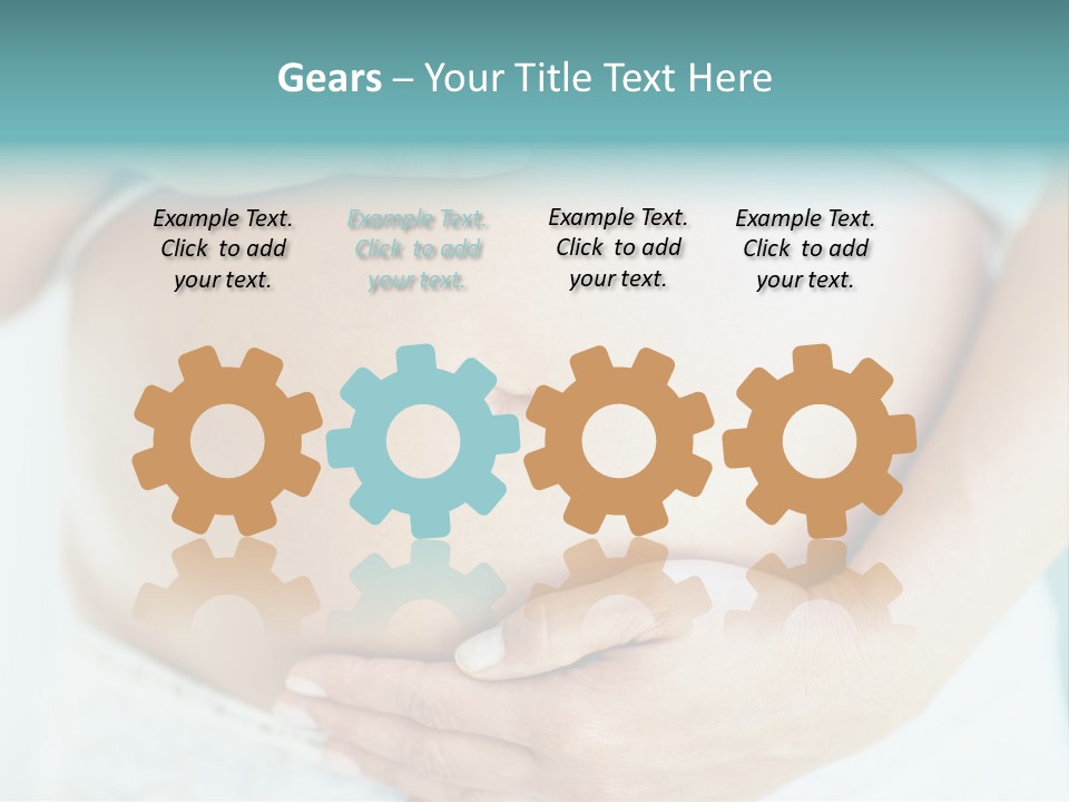 Edible Close Black PowerPoint Template