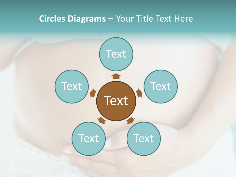 Edible Close Black PowerPoint Template