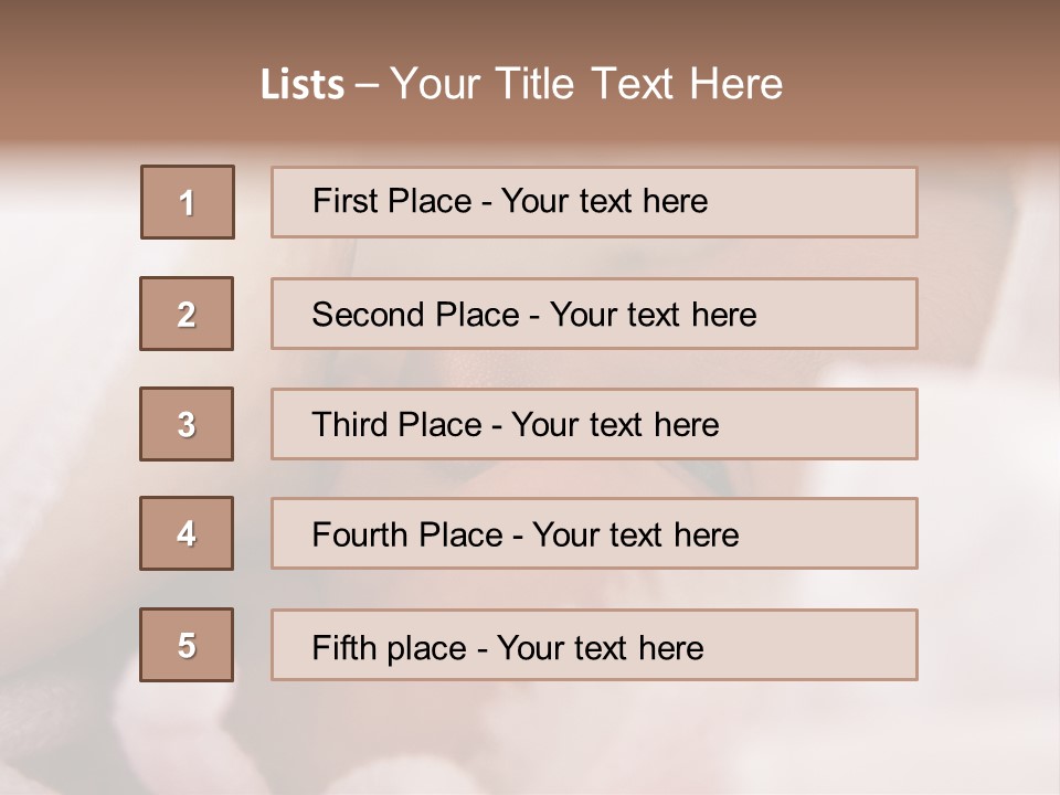 Face Healthy Mother PowerPoint Template