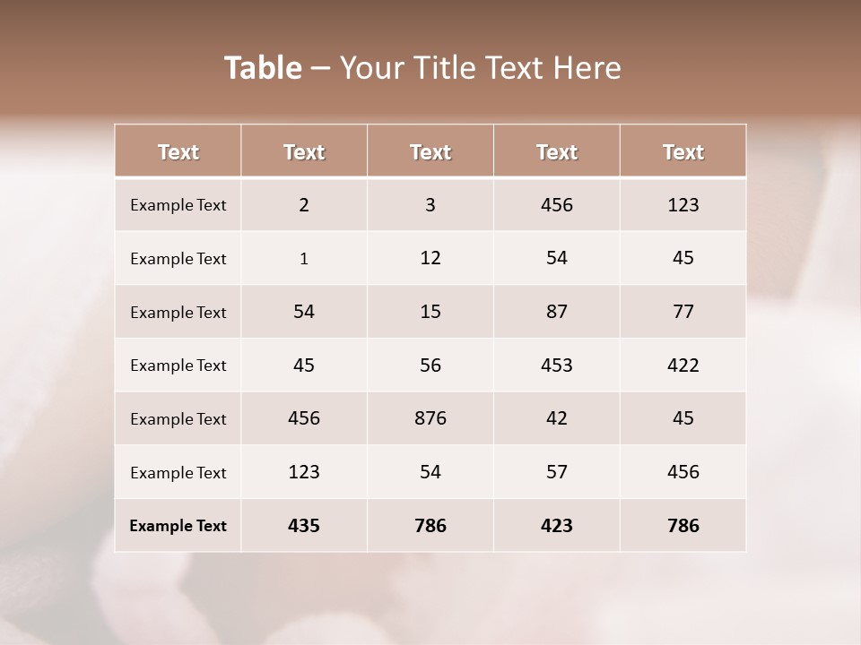 Face Healthy Mother PowerPoint Template