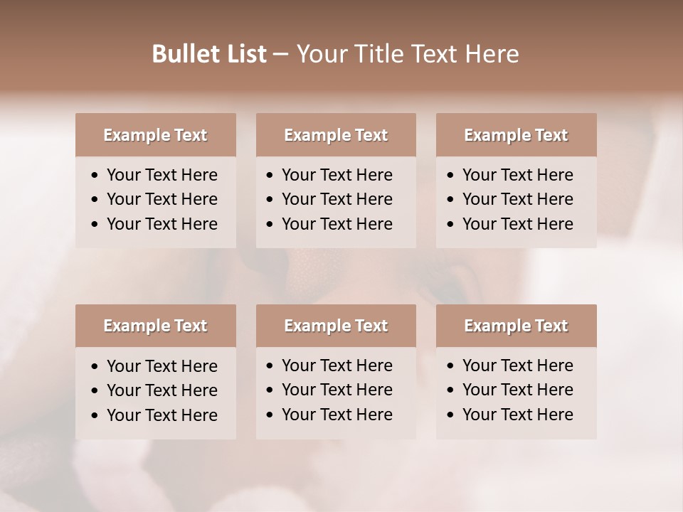 Face Healthy Mother PowerPoint Template