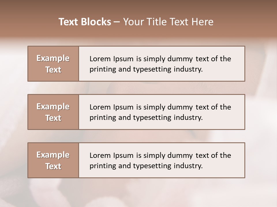 Face Healthy Mother PowerPoint Template