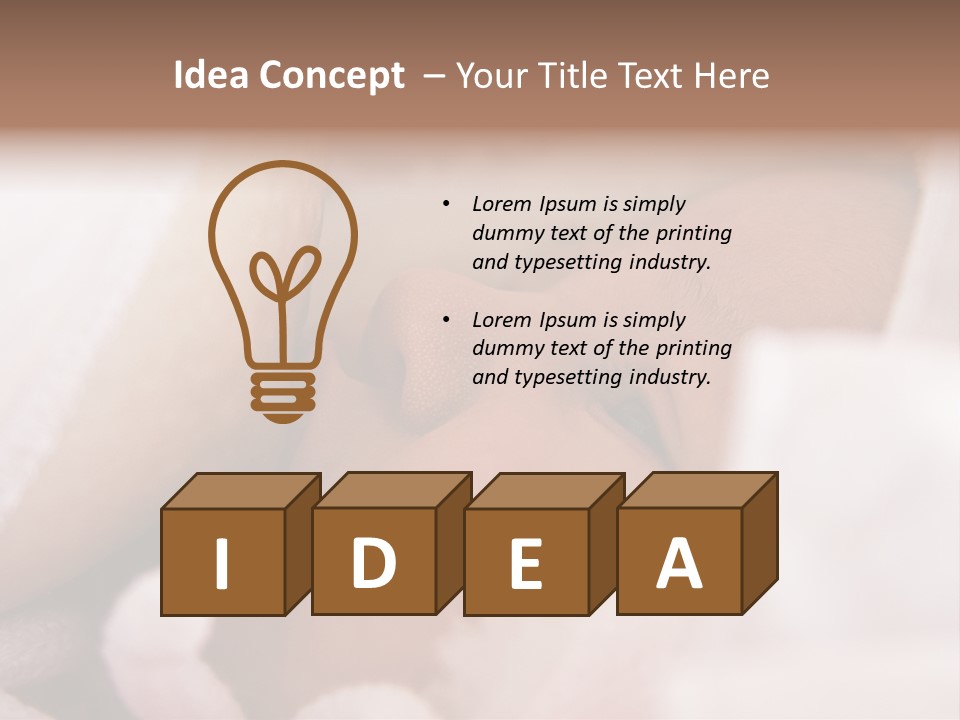 Face Healthy Mother PowerPoint Template