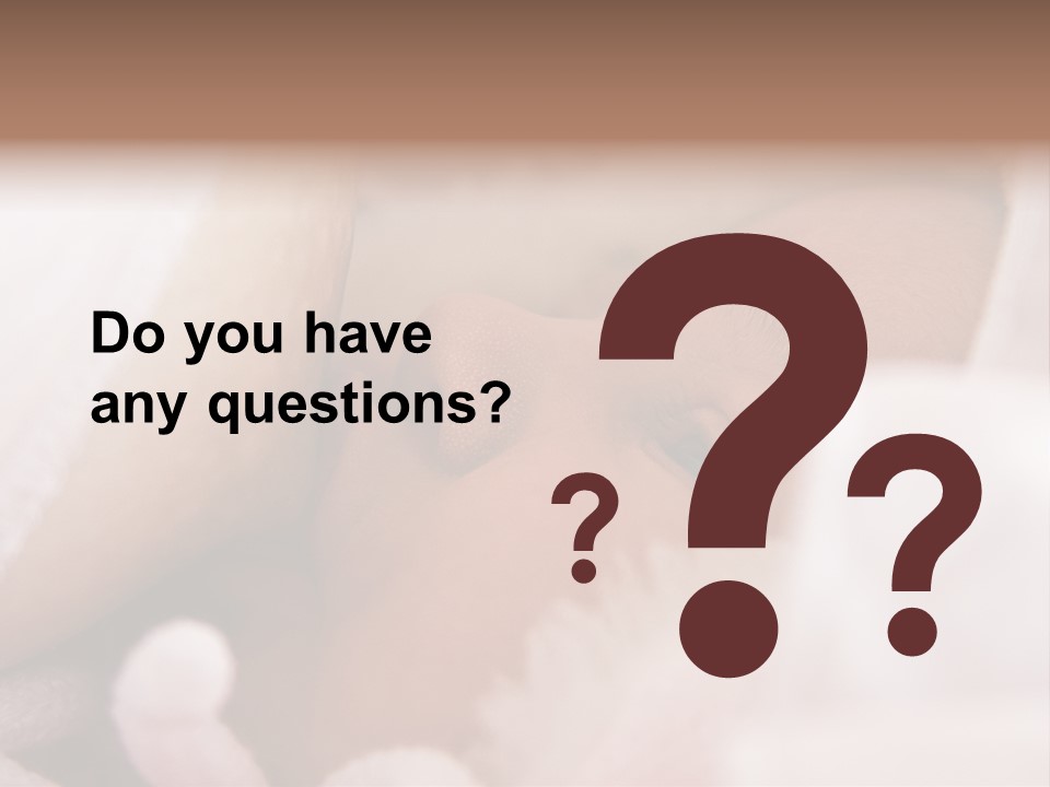 Face Healthy Mother PowerPoint Template