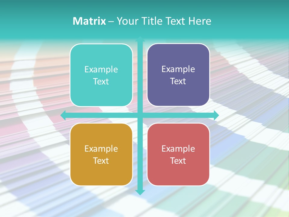 Looking Papers Color PowerPoint Template