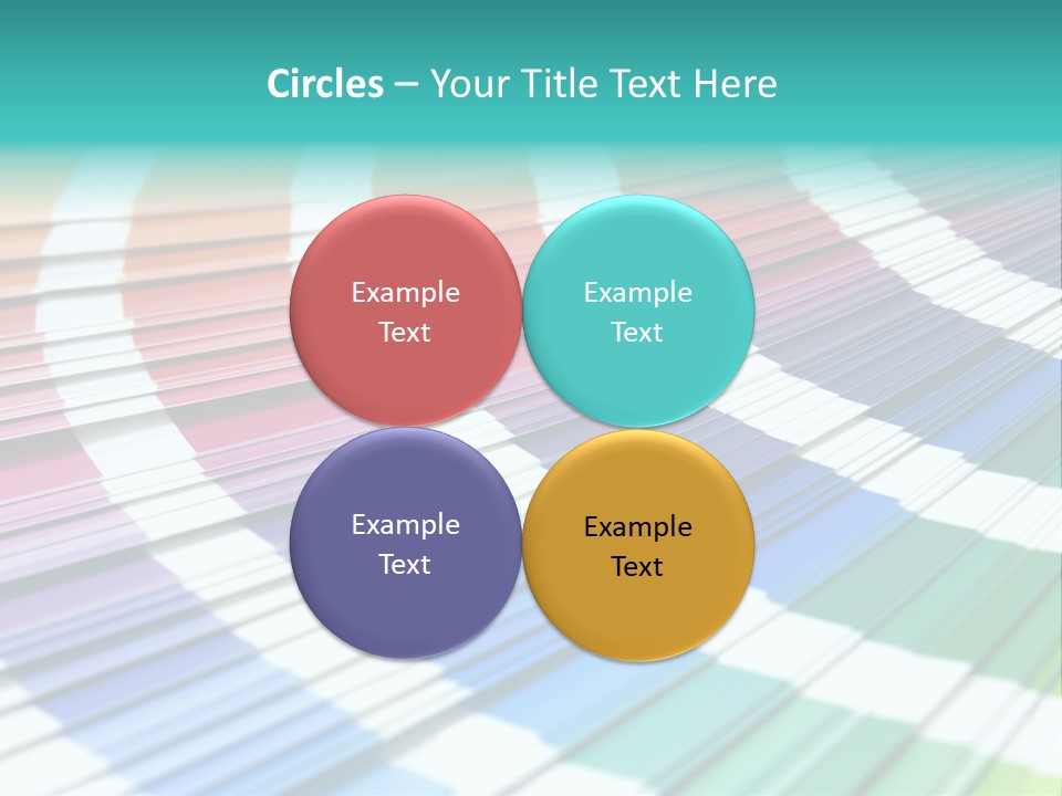 Looking Papers Color PowerPoint Template