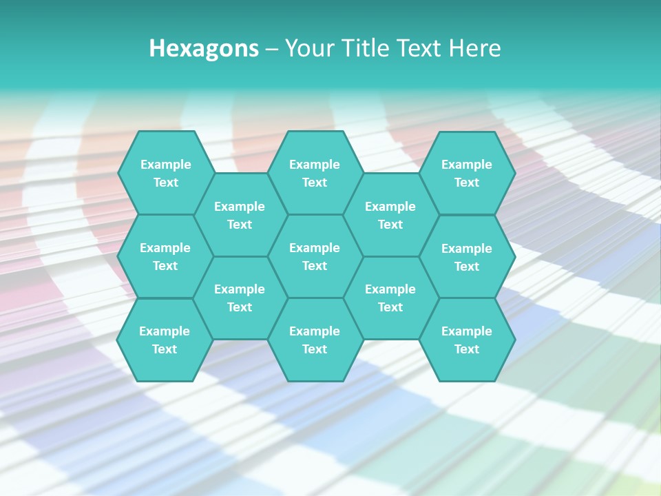 Looking Papers Color PowerPoint Template