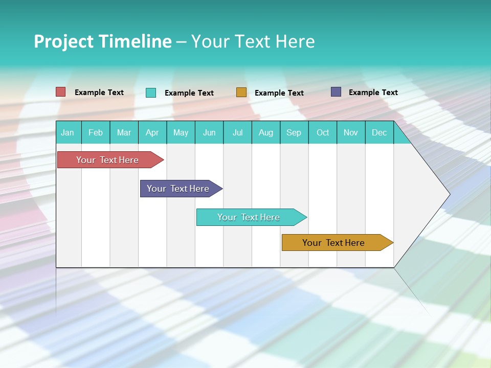 Looking Papers Color PowerPoint Template