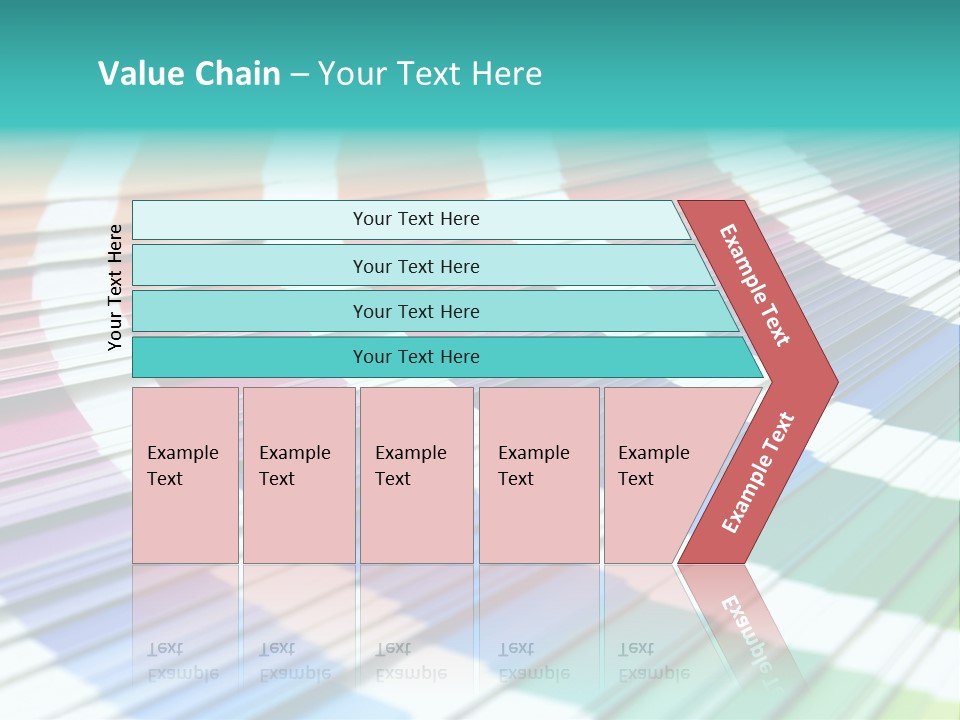 Looking Papers Color PowerPoint Template