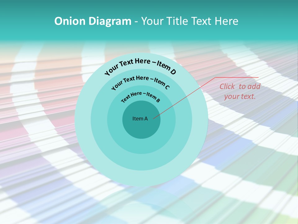 Looking Papers Color PowerPoint Template