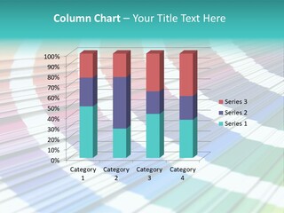 Looking Papers Color PowerPoint Template