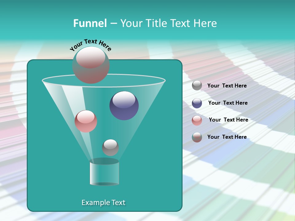 Looking Papers Color PowerPoint Template