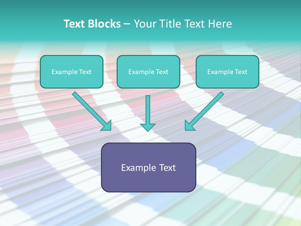 Looking Papers Color PowerPoint Template