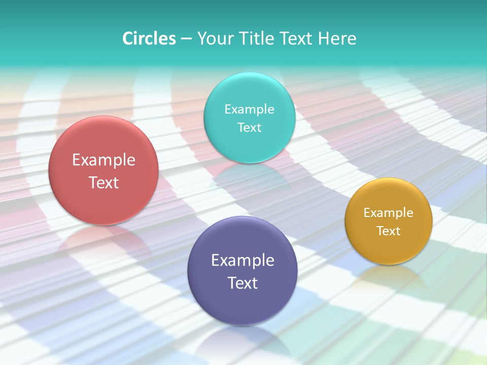 Looking Papers Color PowerPoint Template