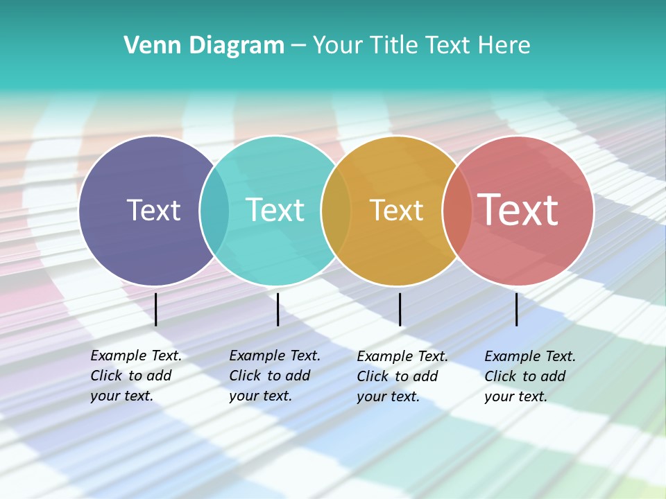Looking Papers Color PowerPoint Template