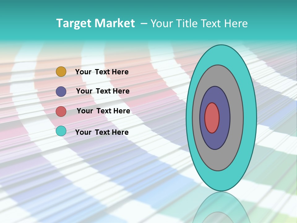 Looking Papers Color PowerPoint Template