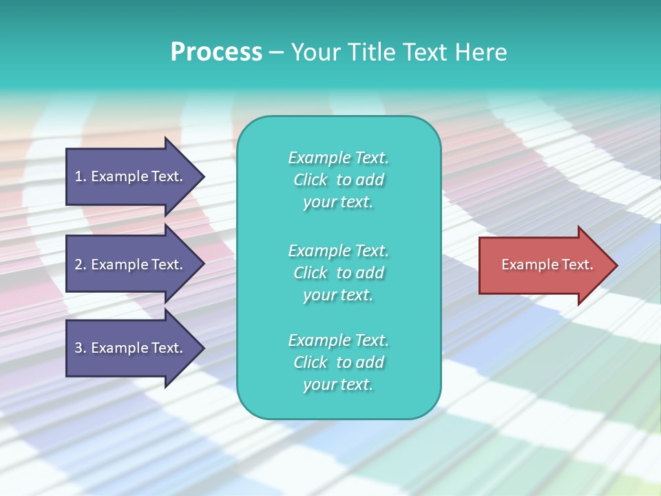 Looking Papers Color PowerPoint Template