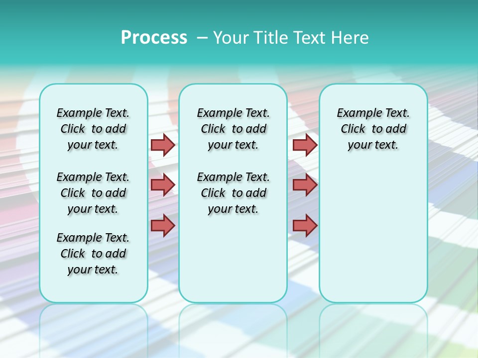 Looking Papers Color PowerPoint Template