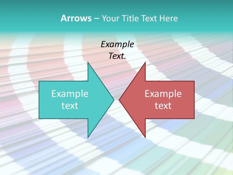 Looking Papers Color PowerPoint Template