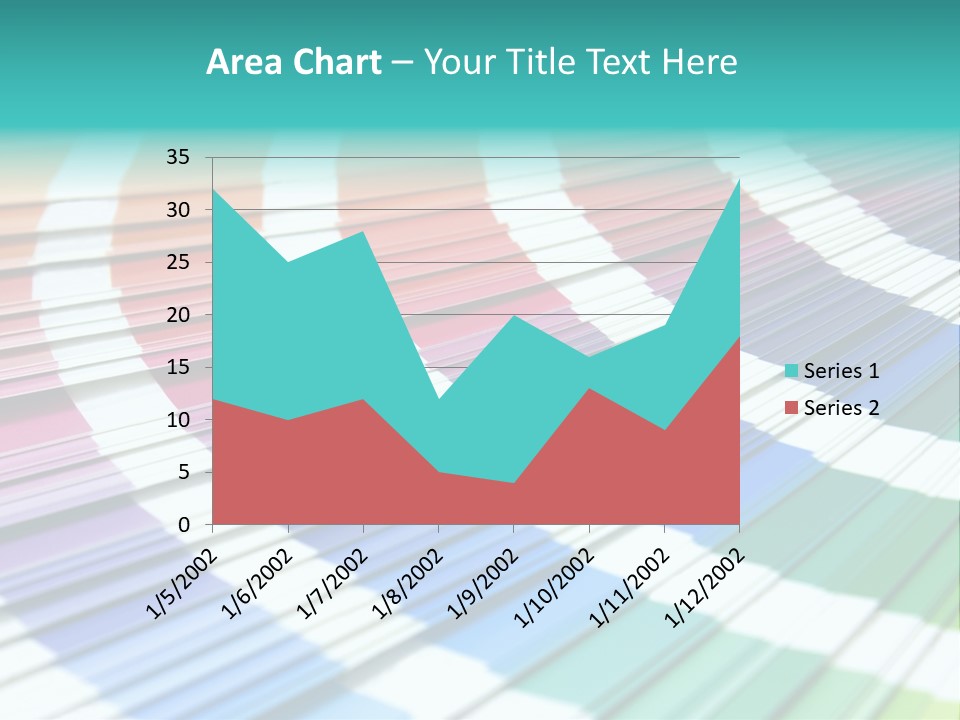 Looking Papers Color PowerPoint Template