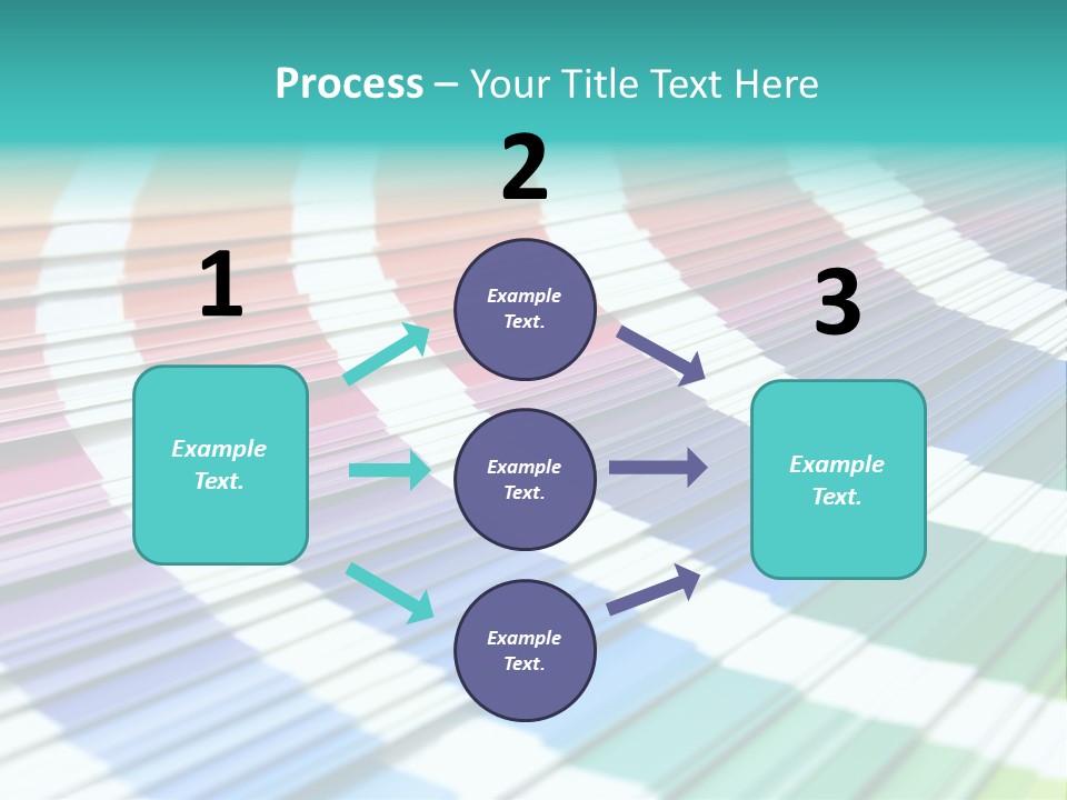 Looking Papers Color PowerPoint Template