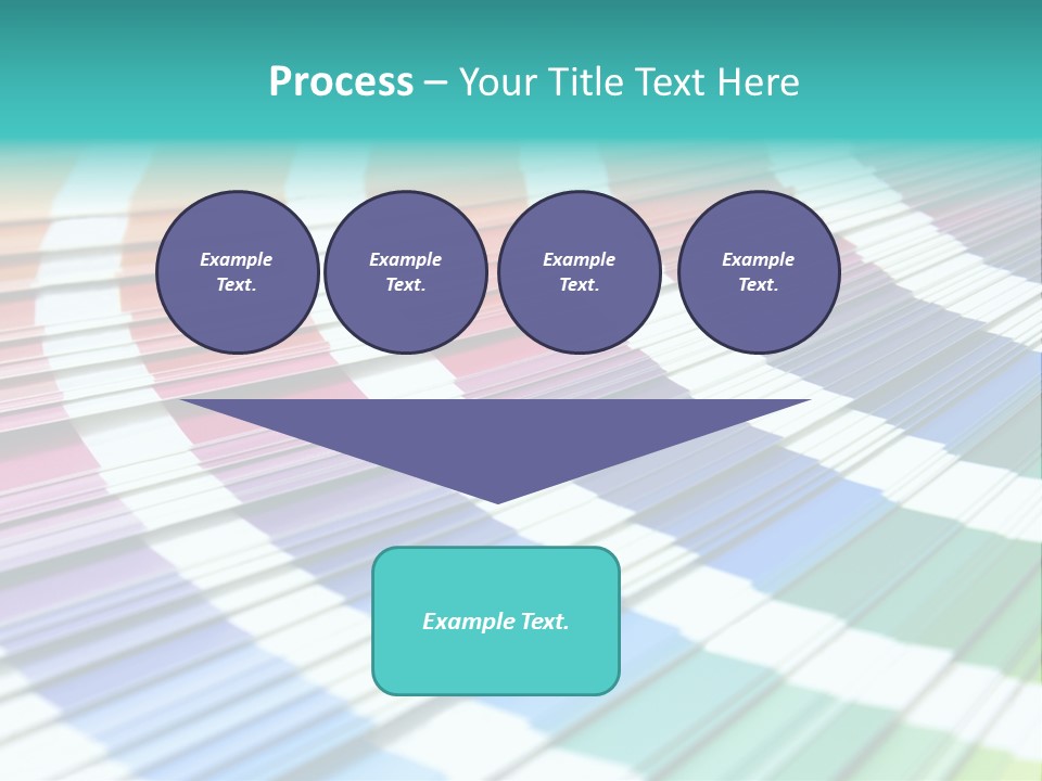 Looking Papers Color PowerPoint Template