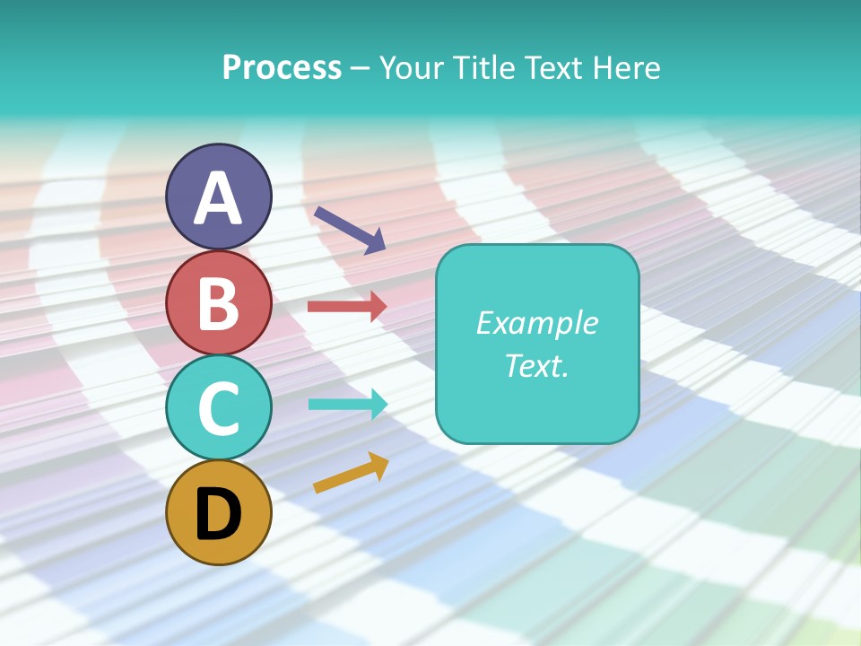 Looking Papers Color PowerPoint Template