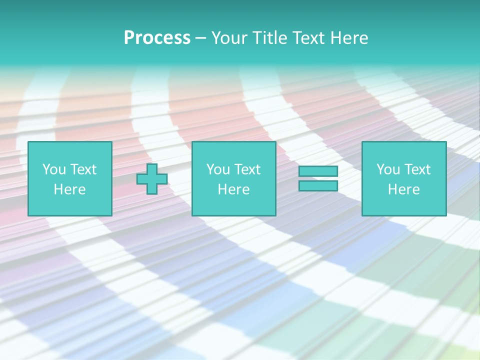 Looking Papers Color PowerPoint Template