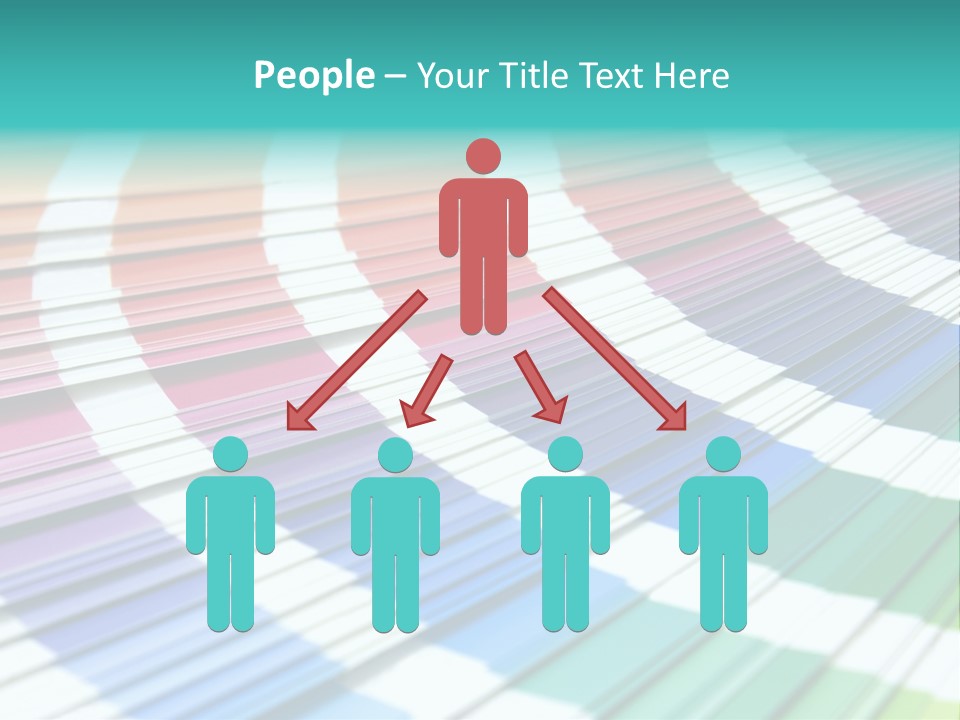 Looking Papers Color PowerPoint Template