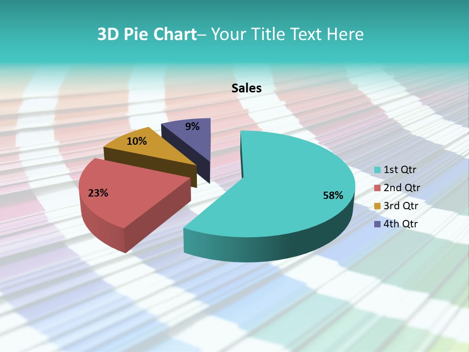 Looking Papers Color PowerPoint Template