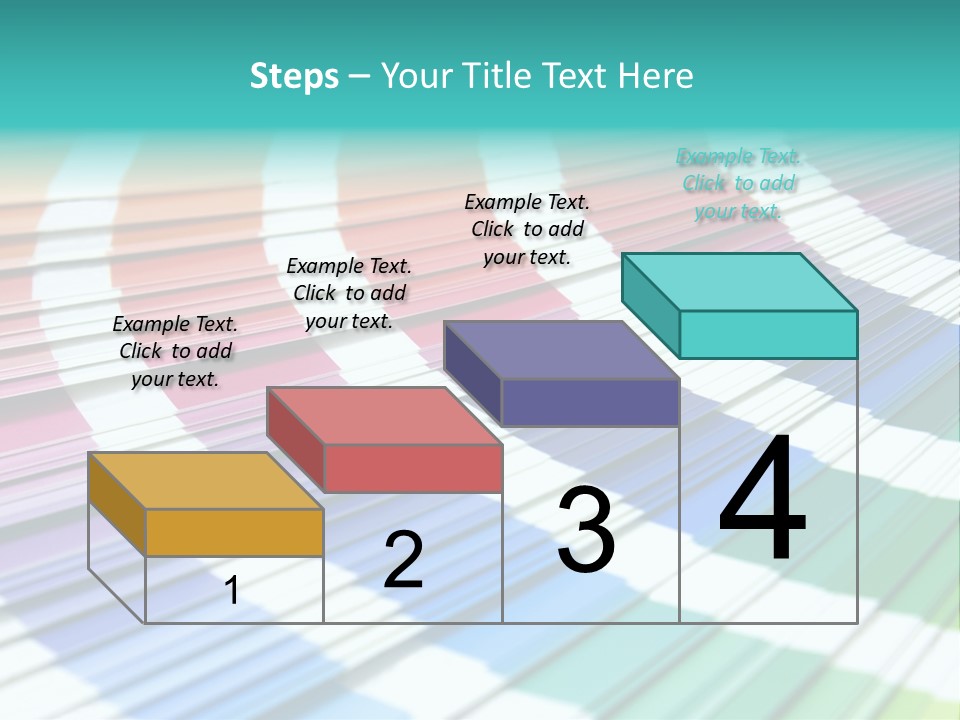 Looking Papers Color PowerPoint Template