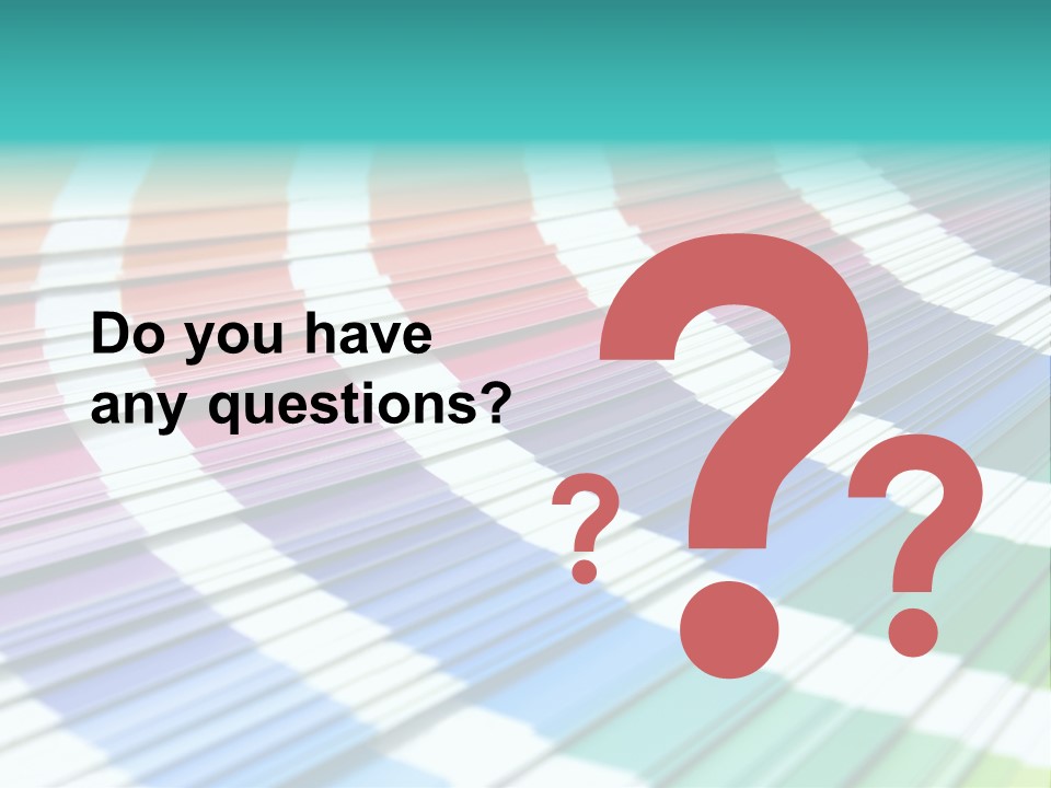 Looking Papers Color PowerPoint Template