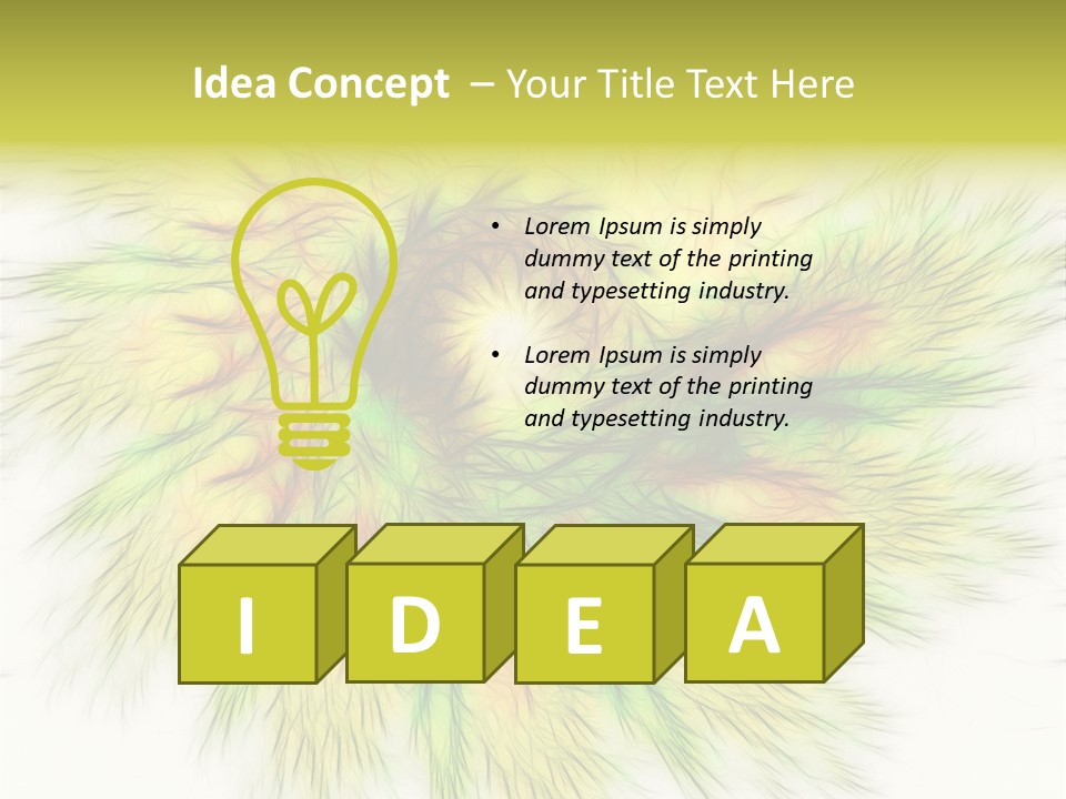 Creativity Illustration Graphic PowerPoint Template