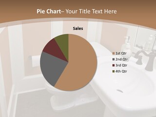 Halfbath Toilet Wood PowerPoint Template