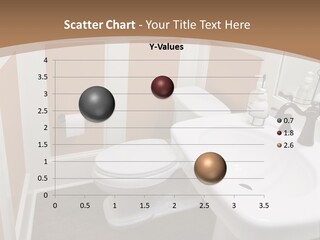Halfbath Toilet Wood PowerPoint Template