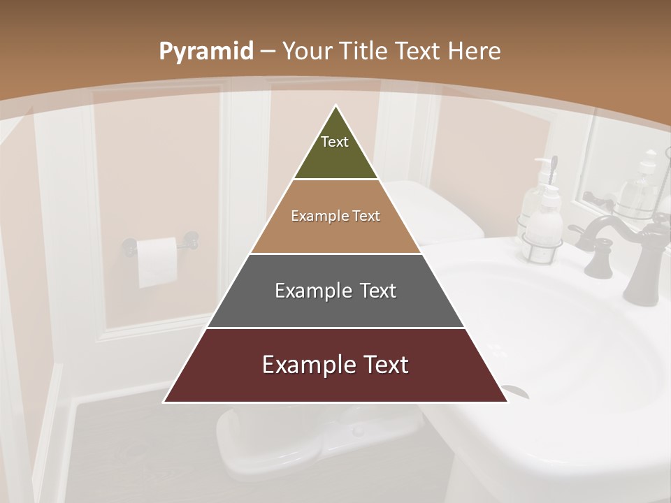Halfbath Toilet Wood PowerPoint Template