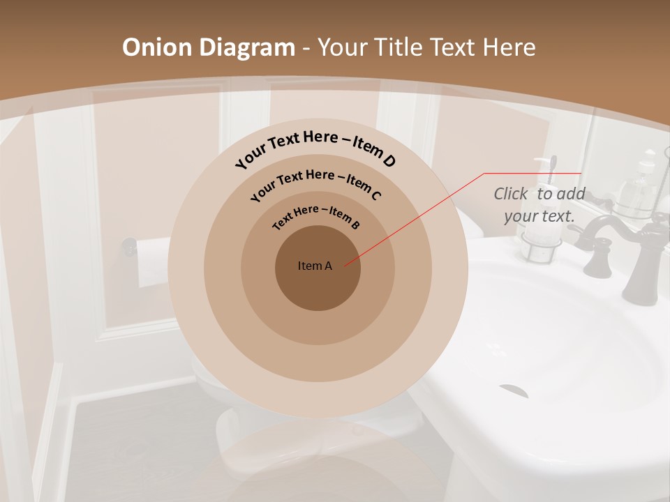 Halfbath Toilet Wood PowerPoint Template