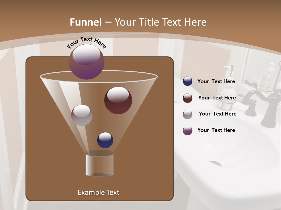 Halfbath Toilet Wood PowerPoint Template
