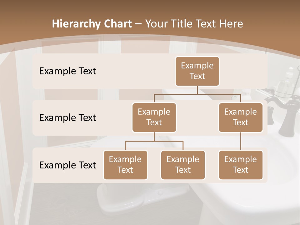 Halfbath Toilet Wood PowerPoint Template