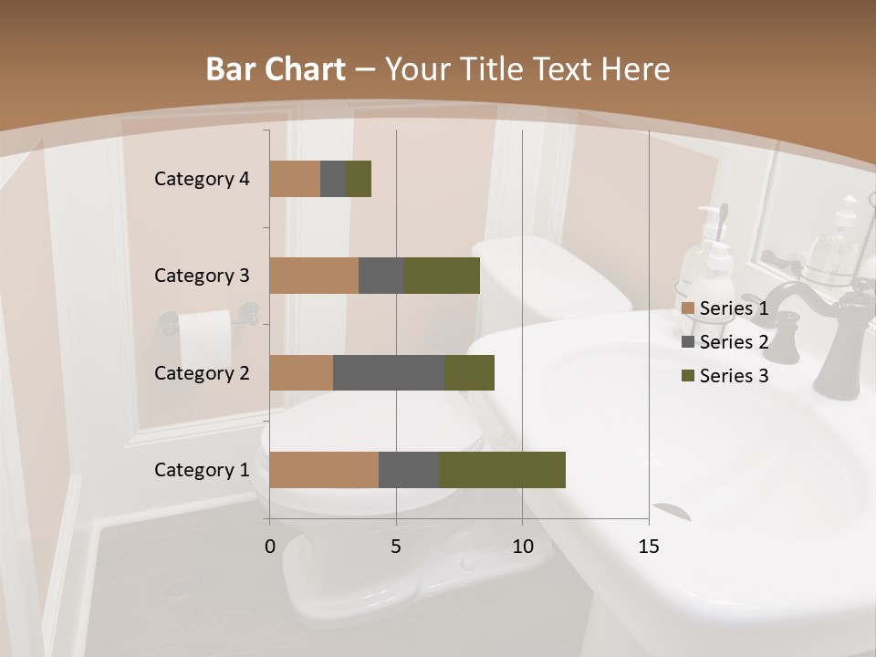 Halfbath Toilet Wood PowerPoint Template