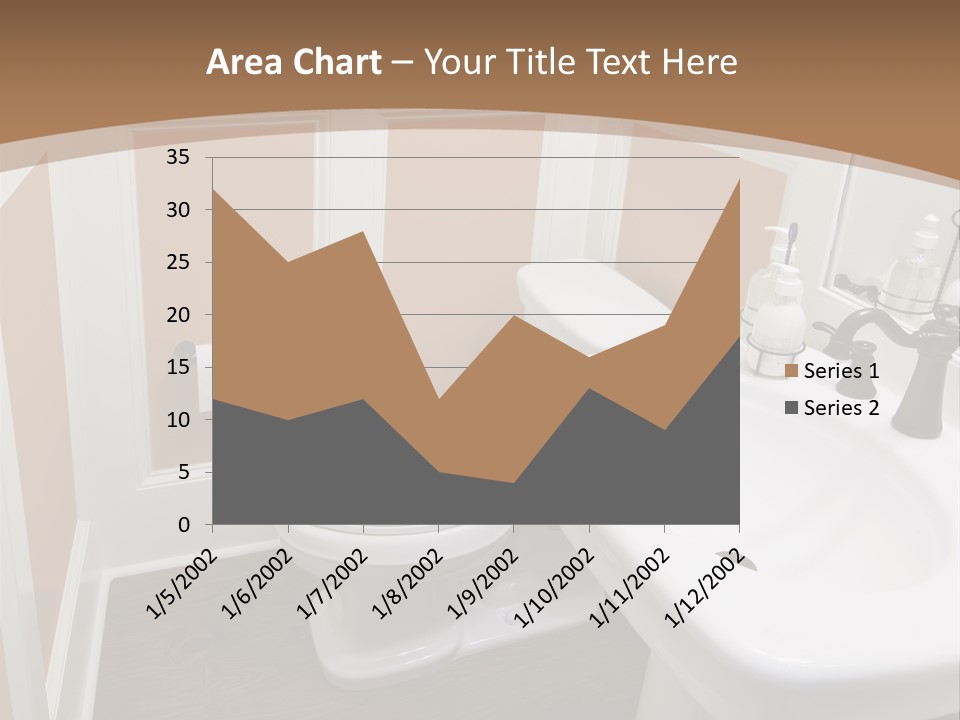 Halfbath Toilet Wood PowerPoint Template
