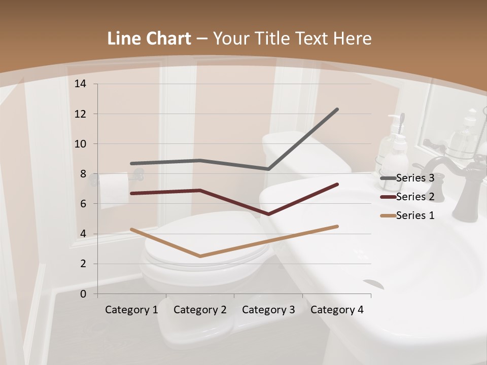 Halfbath Toilet Wood PowerPoint Template