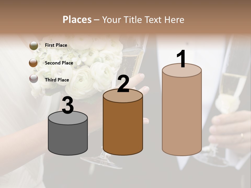 People Beautiful Bouquet PowerPoint Template